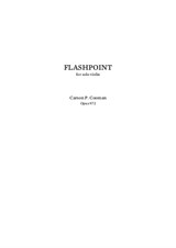 Carson Cooman - Flashpoint for solo violin