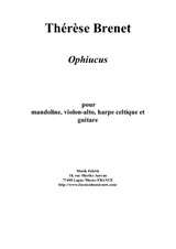 Thérèse Brenet: Ophiucus for viola, celtic harp, mandolin, guitar and optional narrator