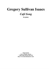 Gregory Sullivan Isaacs: Café Song for piano (intermediate level)
