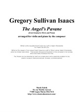 Gregory Sullivan Isaacs: The Angel's Pavanne for violin and piano
