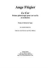 Ange Flégier: Le Cor for horn and orchestra