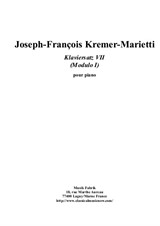 Joseph-François Kremer: Klaviersatz No.7