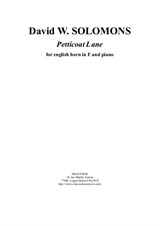 David Warin Solomons: Petticoat Lane for english horn and piano