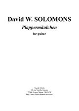 David Warin Solomons: Plappermäulchen for solo guitar