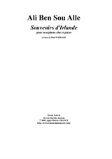 Ali Ben Sou Alle: Souvenirs d'Irelande for alto saxophone and piano