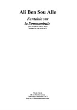 Ali Ben Sou Alle: Fantaisie sur la Somnambule de Bellini for alto saxophone and piano