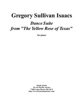 Gregory Sullivan Isaacs: Dance Suite from 'The Yellow Rose of Tewas' for solo piano