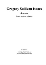 Gregory Sullivan Isaacs: Sonata for alto saxophone and piano