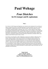 Paul Wehage: Four Sketches for trumpet and euphonium