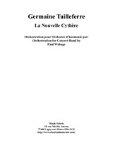 La Nouvelle Cythère for Concert Band – score and complete parts