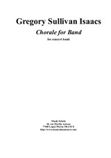 Chorale for band – score and parts