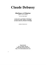 Debussy: Rodrigue et Chimène, full score only